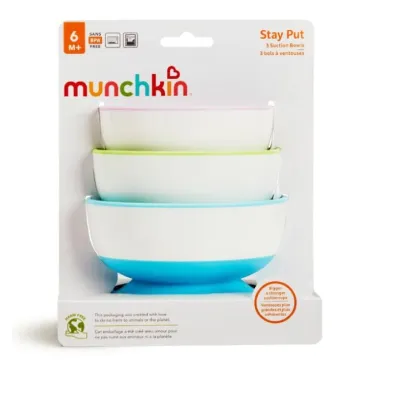 Miseczki Munchkin z przyssawk� 3 sztuki