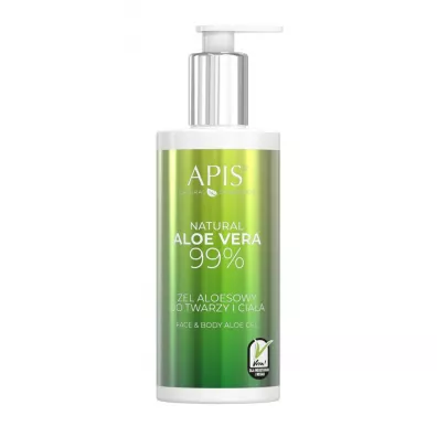 Apis Natural Aloe Vera 99% el aloesowy do twarzy i ciaa 300 ml