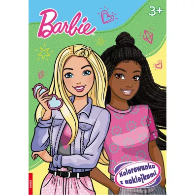 Barbie. Kolorowanka z naklejkami