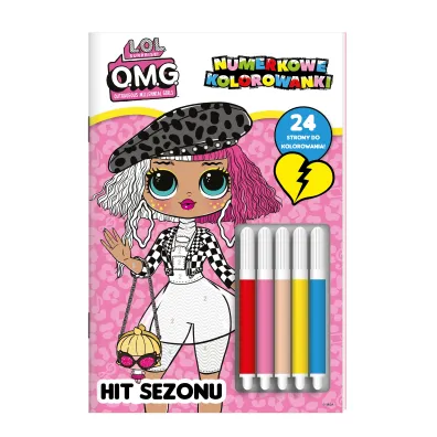 L.O.L. Surprise! OMG Numerkowe kolorowanki cz�� 3. Hit sezonu