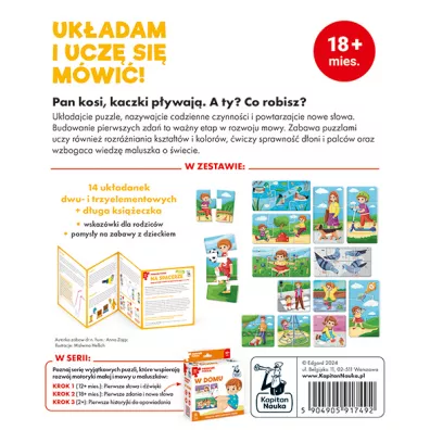 Pierwsze puzzle. Na spacerze. Kapitan Nauka Edgard