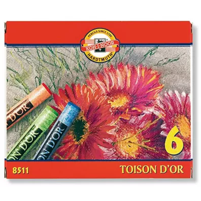 Koh-I-Noor Pastele Toison D'or 8511 6 kolor�w