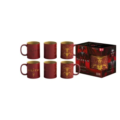 Kubek ceramiczny Kubek 480ml termoaktywny ceramiczny Diablo IV Lilith's Blood
