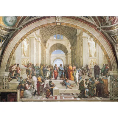 Puzzle 1000 el. Szko�a ate�ska autorstwa Raphaela Eurographics