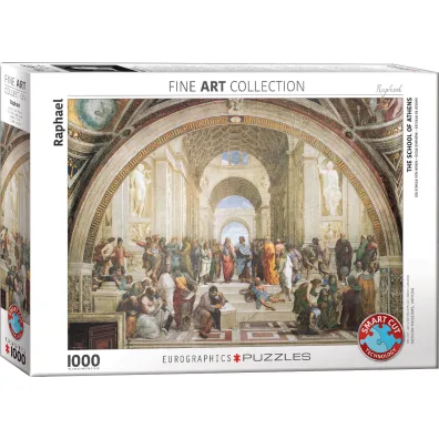 Puzzle 1000 el. Szko�a ate�ska autorstwa Raphaela Eurographics