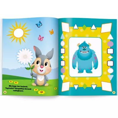 Disney Maluch. Kszta�ty. Ucz� si� i naklejam FIG-9201