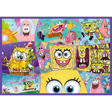 Puzzle 4x250 el. Szalony �wiat Sponge Boba Trefl