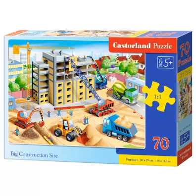 Puzzle 70 el. Big Construction Site Castorland