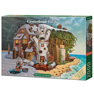 Puzzle 2000 el. Christmas Eve Madeira Art Collection Castorland