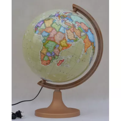 Globus polityczny pod�wietlany 32 cm