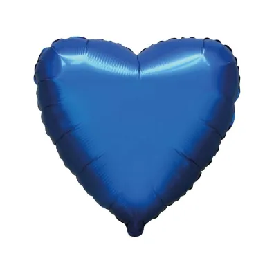 Godan Balon foliowy Serce satynowy czarny 46cm