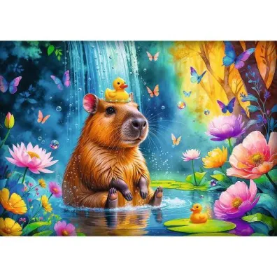 Puzzle 1000 el. Kapibara Trefl