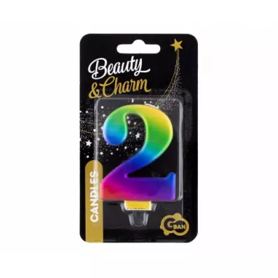 Godan �wieczka cyferka 2 Galaxy PF-SCG2 8cm