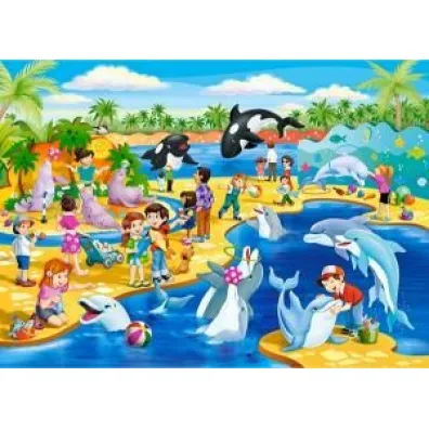 Puzzle 60 el. Dolphinarium Castorland