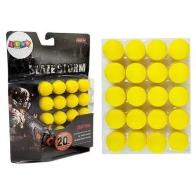 Pociski do karabinu na kulki 2cm 20szt Leantoys