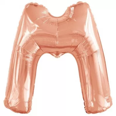 Amscan Balon foliowy litera M r�owe z�oto 69,5x86cm