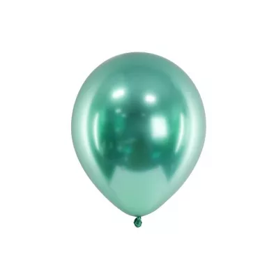 PartyDeco Balony Glossy 30 cm butelkowa ziele� 10 szt.