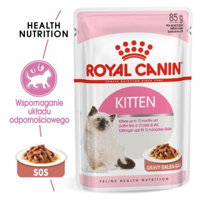 Royal Canin Instictive kitten - karma mokra w sosie dla kocit do 12 miesica ycia 85 g