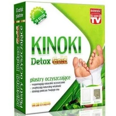 Aura Herbals Kinoki Detox Gold - plastry oczyszczaj�ce wyr�b medyczny 10 szt.