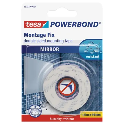 Tesa Ta�ma dwustronna powerbond do luster 1.5mx19mm