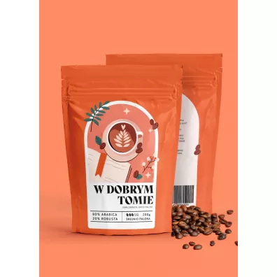 TanioKsikowa kawa ziarnista wieo palona - W Dobrym Tomie 200g