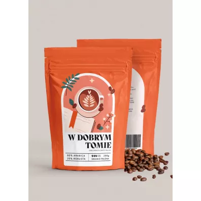 TanioKsikowa kawa ziarnista wieo palona - W Dobrym Tomie 200g