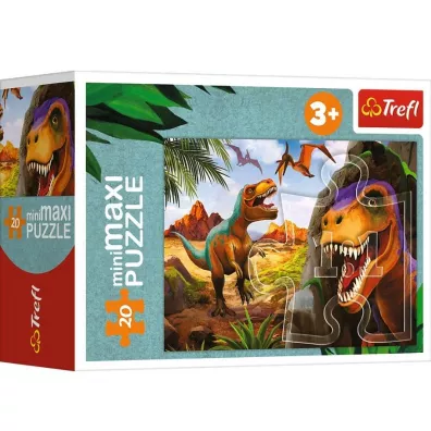 Puzzle 20 el. miniMAXI Poznaj �wiat dinozaur�w 3 Trefl