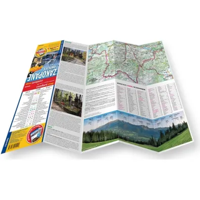 Zakopane i okolice plan miasta 1:15 000 laminat midi 2023