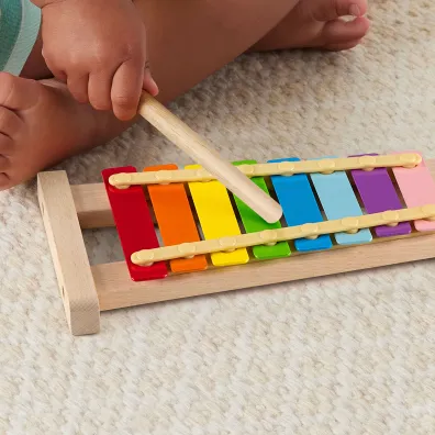 Fisher-Price. Drewniane cymba�ki