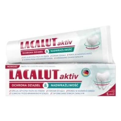 Lacalut Pasta do z�b�w - ochrona dzi�se� i nadwra�liwo�� Activ 75 ml