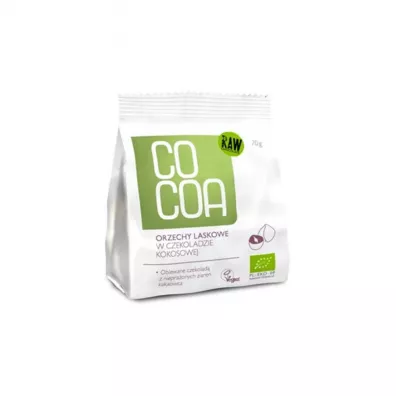 Cocoa Orzechy laskowe w czekoladzie kokosowej 70 g Bio