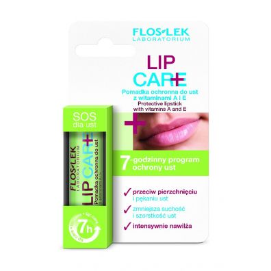 Floslek Lip Care pomadka ochronna do ust z witaminami A i E 3.6 g
