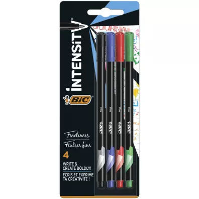 Bic Cienkopisy Intensity Fine mix 4 szt.