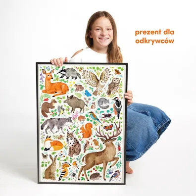 Puzzle odkrywcy 300 el. Dzika przyroda Bright Junior Media