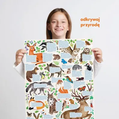 Puzzle odkrywcy 300 el. Dzika przyroda Bright Junior Media