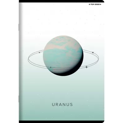 Top-2000 Zeszyt Geo/Planet A5 z marginesem kratka, 5mm, margines 96 kartek