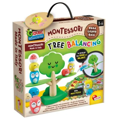 Lisciani Montessori Baby Wood Drzewo r�wnowagi