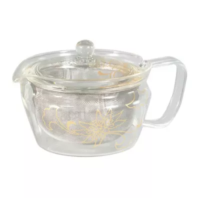 Hario Tachikichi Cha-Cha Kyusu Zen Kyo-Karakusa Dzbanek do zaparzania herbaty 450 ml