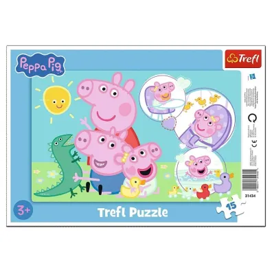 Puzzle ramkowe 15 el.Najmilsza �winka Trefl