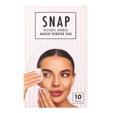 Sister Young Snap Reusable Bamboo Makeup Remover Pads wielorazowe p�atki bambusowe do twarzy 10 szt.