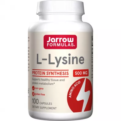Jarrow Formulas L-Lizyna 500 mg Suplement diety 100 kaps.