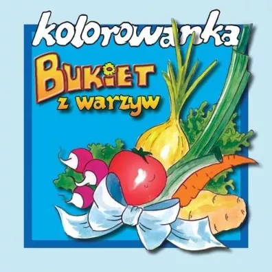 Bukiet z warzyw - kolorowanka - Anna Roli�ska