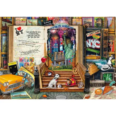 Puzzle PQ 1000 el. Wspomnienia z Nowego Jorku / USA Schmidt