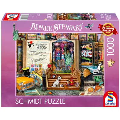 Puzzle PQ 1000 el. Wspomnienia z Nowego Jorku / USA Schmidt