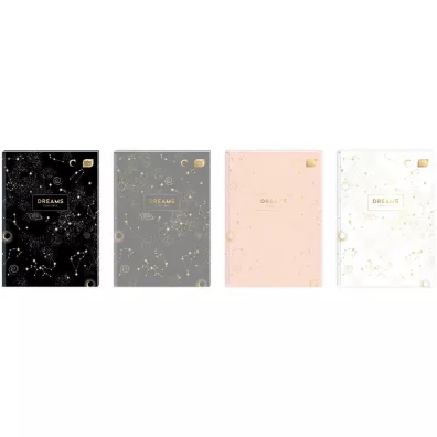 Interdruk Brulion A5 Metallic Dreams kratka 96 kartek 5 szt.