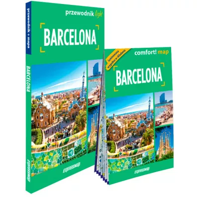 Barcelona light: przewodnik + mapa - Larysa Rogala