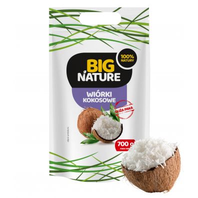 Big Nature Wiórki kokosowe Duża Paka 700 g
