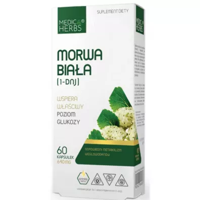 Medica Herbs Morwa biaa Suplement diety 60 kaps.