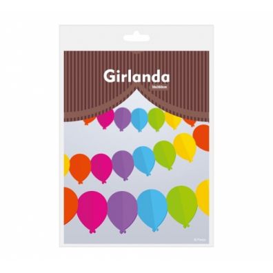Godan Girlanda papierowa Kolorowe Baloniki 360x18 cm