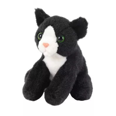 Kot siedzcy czarny 13cm Beppe